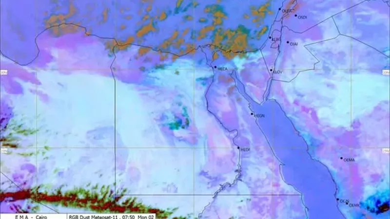 الأرصاد: صباح بارد نسبيًا .. والقاهرة الآن 15°