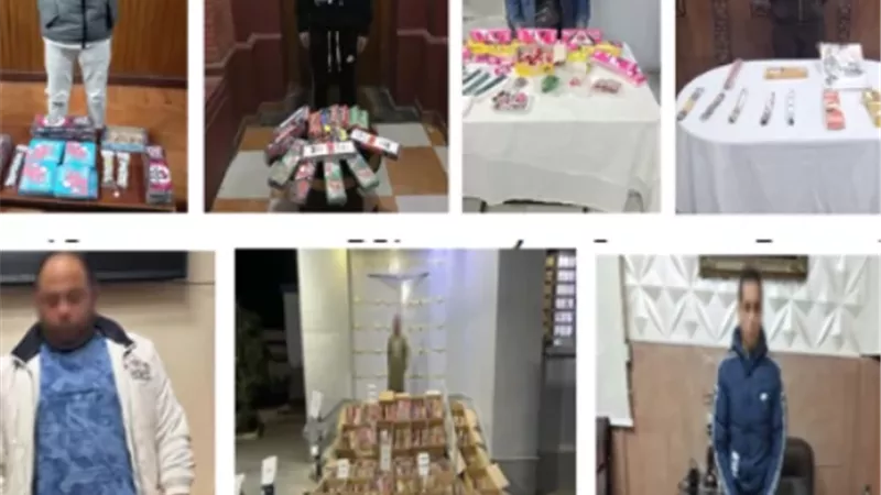 ضبط 1.2 مليون قطعة ألعاب نارية