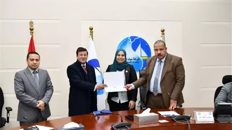 مياه دمياط تكرم المتميزين