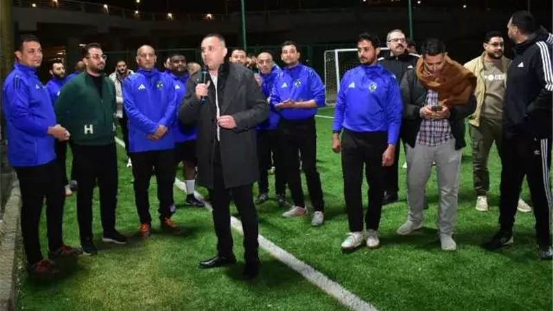 قيادات جهاز العلمين الجديدة تشهد إنطلاق بطولة الدورة الرمضانية.. صور