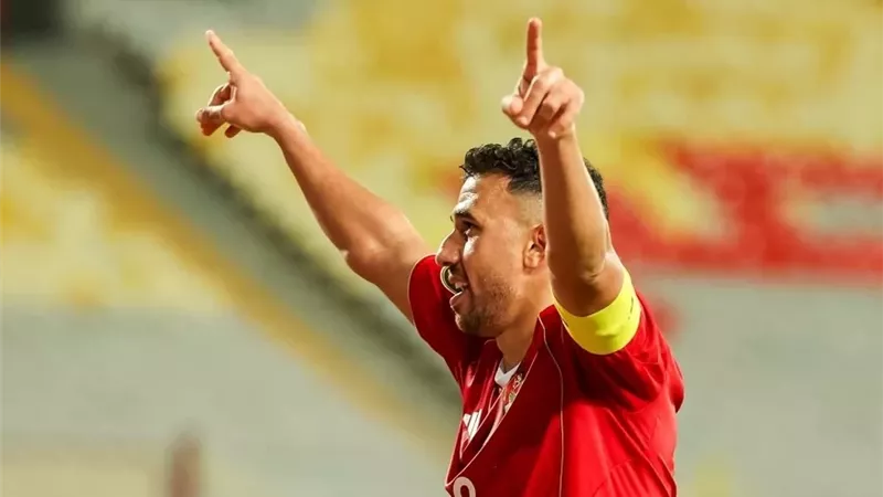 الأهلى ينهى الشوط الاول أمام المقاولون بالتقدم بهدف لتريزيجيه