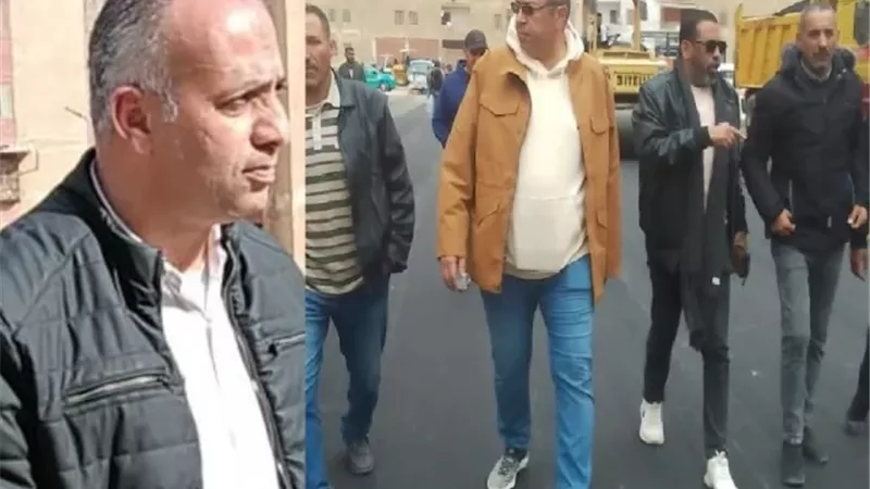 بيان هام من رئيس جهاز بدر عن أحدث مشروعات الطرق فى المدينة.. بالصور
