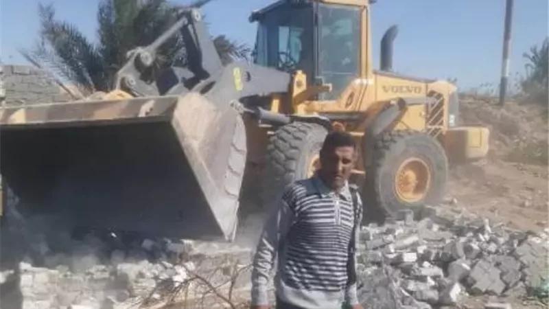 إزالة ٩٨ حالة تعدٍ على الأراضي بمراكز 