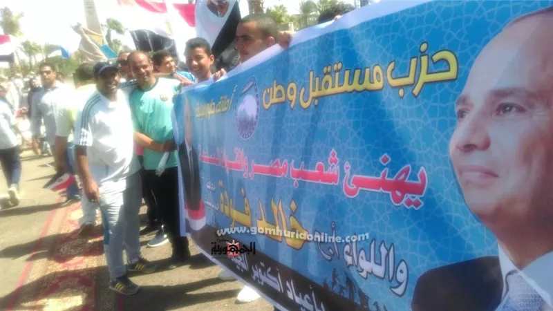 مستقبل وطن يشارك في احتفالات ذكري انتصارات أكتوبر .. صور