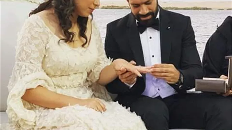 عقد قران حسني عبدربه نجم الإسماعيلي والمنتخب السابق