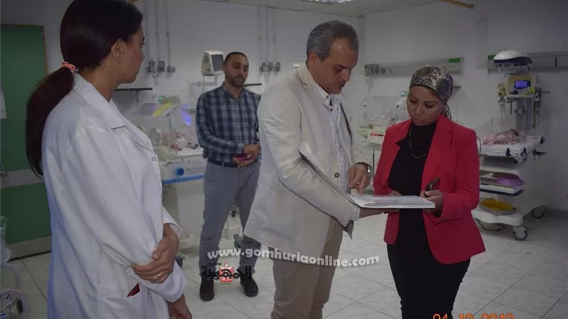 فى الساعات الأولى من الصباح .. نائبة المحافظ تفاجئ مستشفي الغردقة العام.. صور