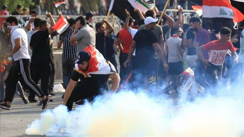 ارتفاع عدد قتلى التظاهرات فى العراق إلى 44 ومئات المصابين
