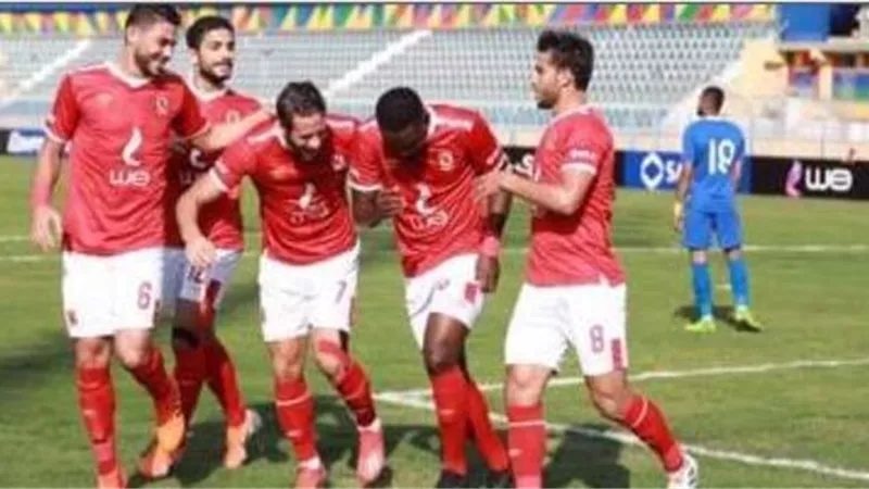 قفشة يحرز الهدف الرابع في مرمى اسوان بضربة جزاء