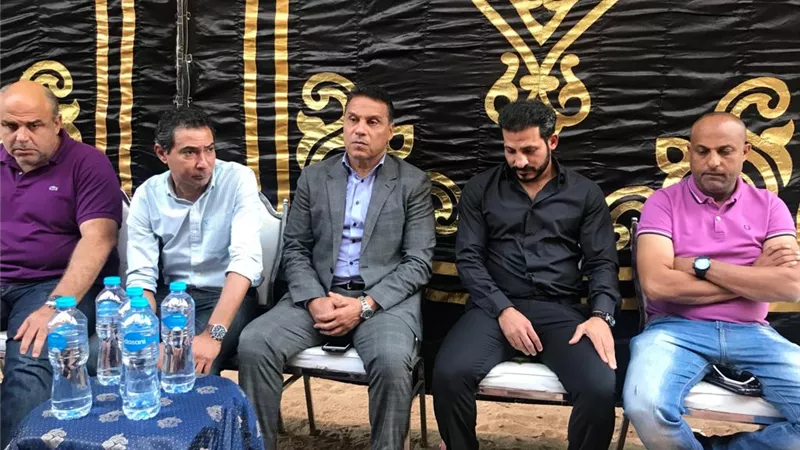 جهاز المنتخب في الفيوم لتعزية سيد معوض..صور