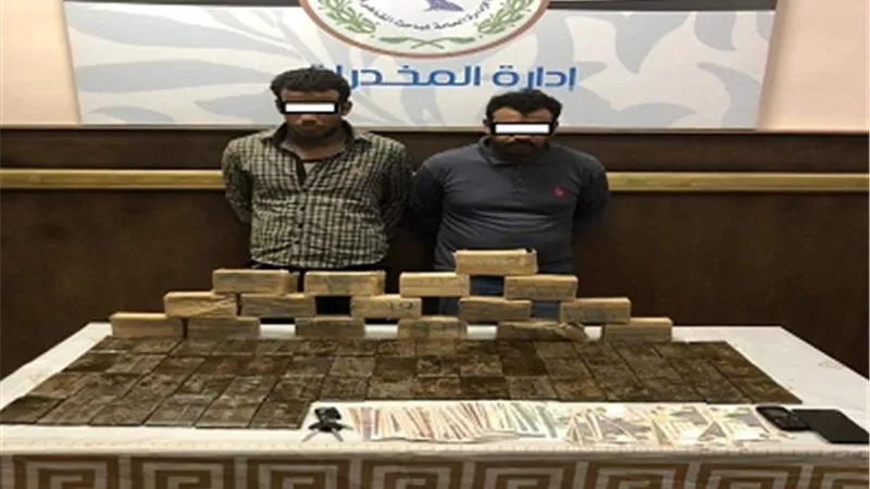 ضبط عاطلين وبحوزتهما دولاب مخدرات فى البساتين