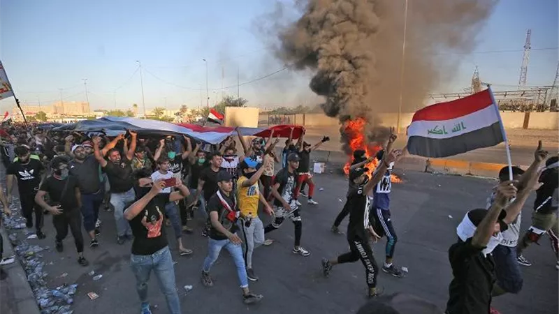 مفوضية حقوق الإنسان بالعراق :ارتفاع ضحايا الاحتجاجات لـ100 قتيل و4 آلاف مصاب