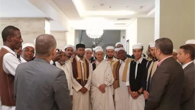 وفدًا من أئمة ليبيا يشيدون بمرصد الأزهر في مكافحة الأفكار المتطرفة