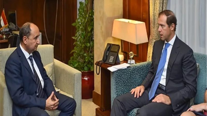 وزير الصناعة يبحث سبل التعاون مع نظيره الروسى