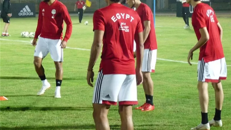المنتخب الوطنى يخوض مرانا قويا استعدادا لبتسوانا