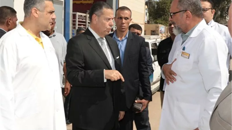 محافظ بني سويف يتابع مستوى الخدمة الصحية بالمستشفى التخصصى.