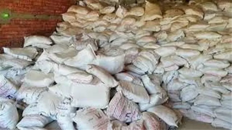 ضبط 55 طن زيتون وملح فاسد بداخل مصنع فى السلام