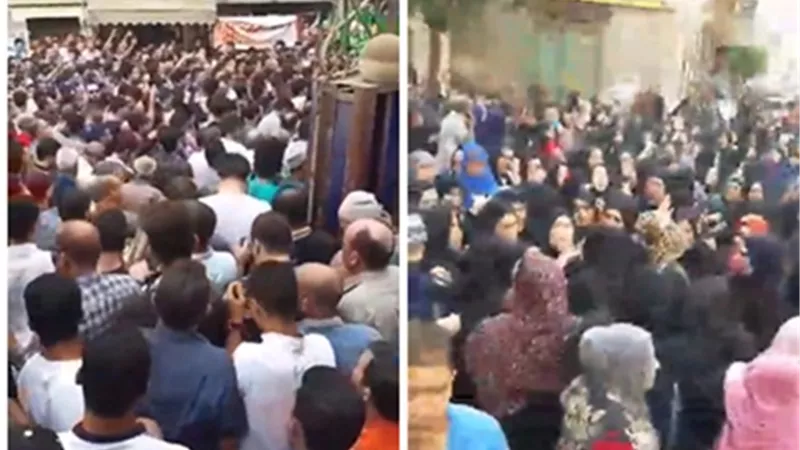 راجح قاتل.. القصاص القصاص.. هتافات مدوية بجنازة ضحية الشهامة والرجولة فى تلا.. بالفيديو والصــور