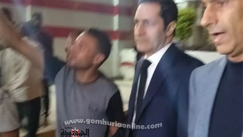 وصول علاء وجمال مبارك عزاء طلعت زكريا بالحامدية الشاذلية