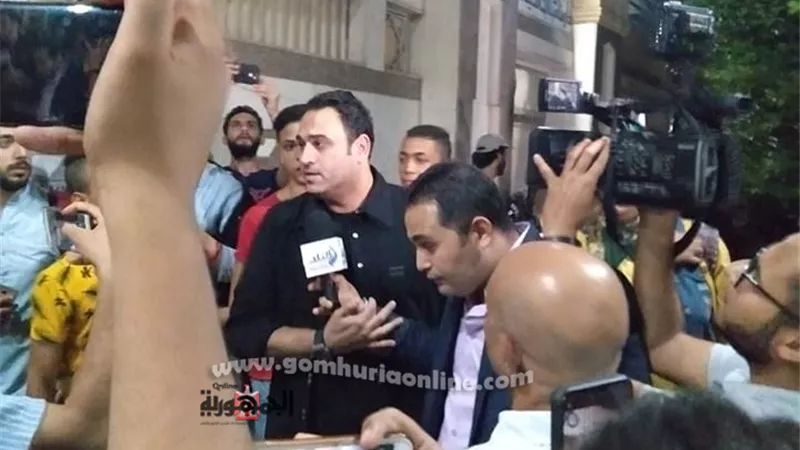 وصول أكرم حسني عزاء طلعت زكريا بالحامدية الشاذلية