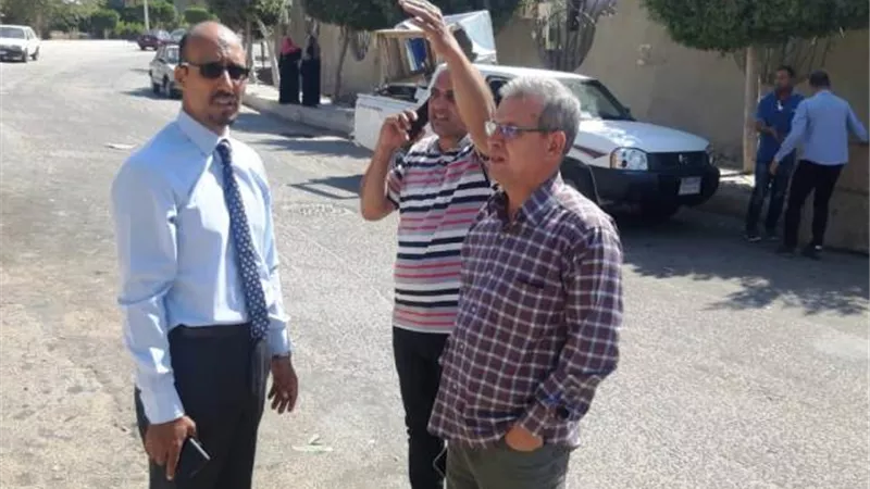 جهاز الشروق يشن حملات على الباعة الجائلين والمشاتل المخالفة فى المدينة بالصور