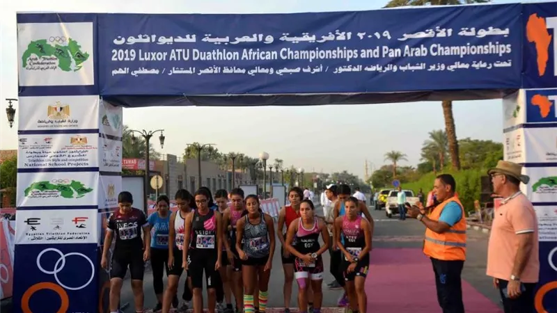 400 متسابق فى بطولة الدايثلون بالأقصر