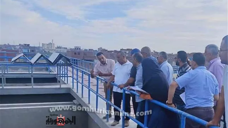 نائب رئيس هيئة مياه الشرب والصرف الصحى يتفقد مشروعات بتكلفة مليار و269 مليون جنية بالبحيرة