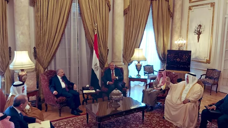 شكري يعقد اجتماع سداسي للوزراء العرب بقصر التحرير