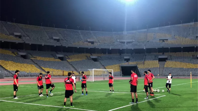 منتخب الفراعنة يؤدى أول مران ببرج العرب لمواجهة بتسوانا وديا..صور