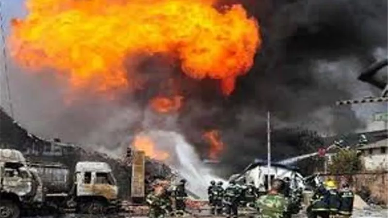 مصرع وإصابة 19 شخصا إثر انفجار بمطعم في الصين