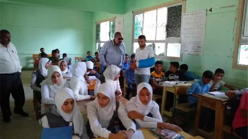 النيلي يتابع مسار العملية التعليمية بمدارس مدينة العلمين