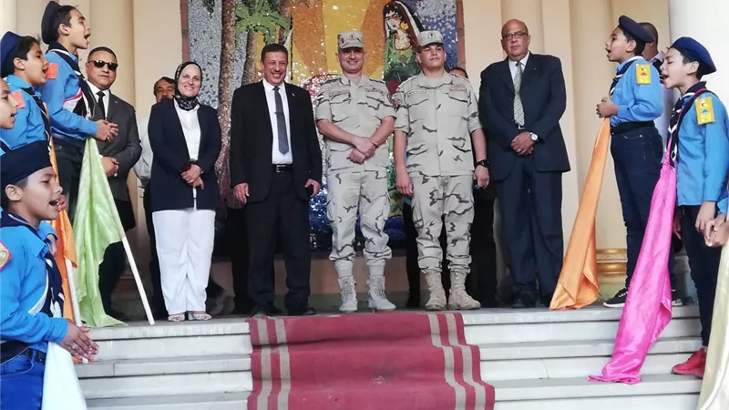 كلنا جيش احتفاليه بإدارة غرب التعليميه بالاسكندرية في ذكرى اكتوبر