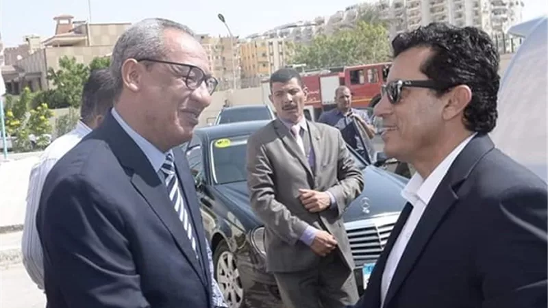 وزير الشباب والرياضة في احتفالية أكتوبر بنادي النصر للبترول