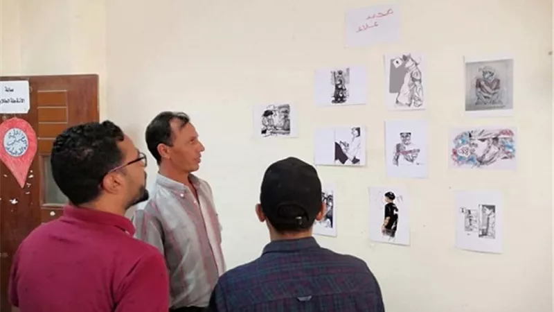 معرض فني للتصوير والرسم تنظمه كلية الطب البيطري بجامعة سوهاج