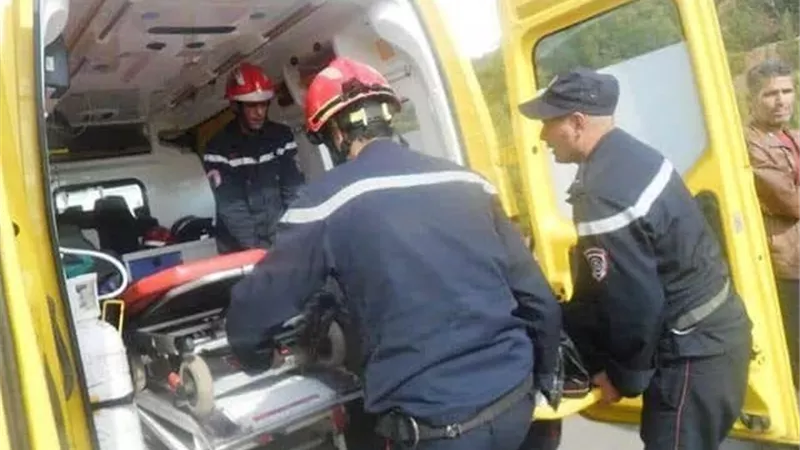 اصابة شخصين فى حادث تصادم بالبحيرة