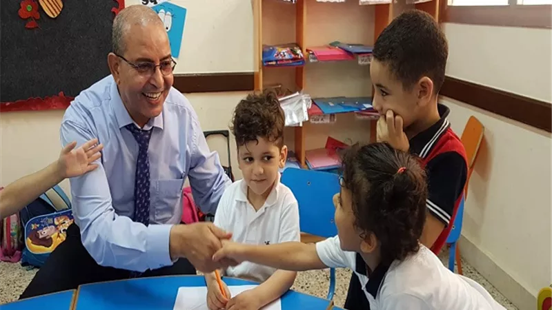 باهى يتفقد مدرسة بورسعيد الرسمية الدولية ويلتقى أولياء الأمور