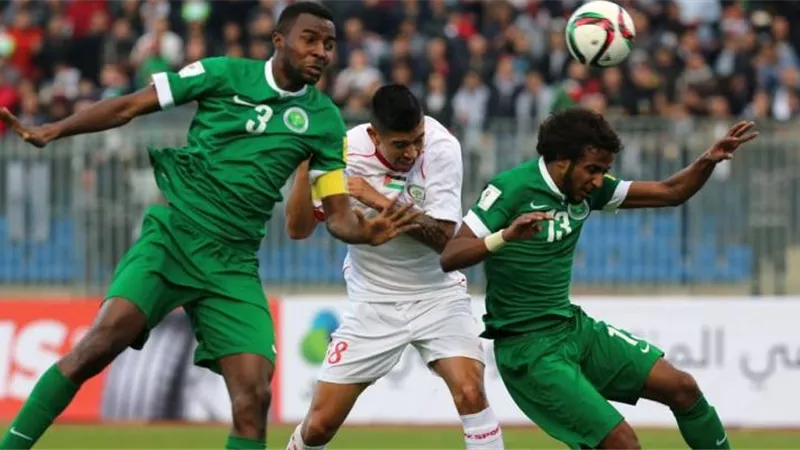 كأس أسيا.. التعادل السلبى يحسم لقاء فلسطين والسعودية