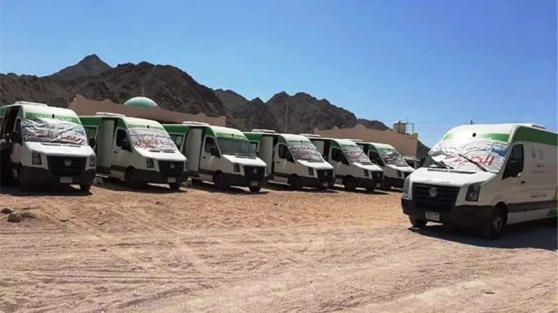 قوافل طبية الى وديان مدينة أبوزنيمة الجمعة والسبت