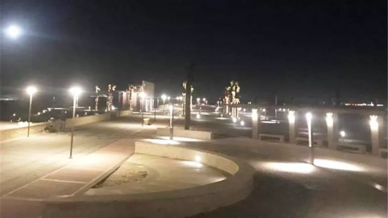 رجب يكشف عن الإنتهاء من إضاءة كورنيش المنصورة الجديدة بالصور