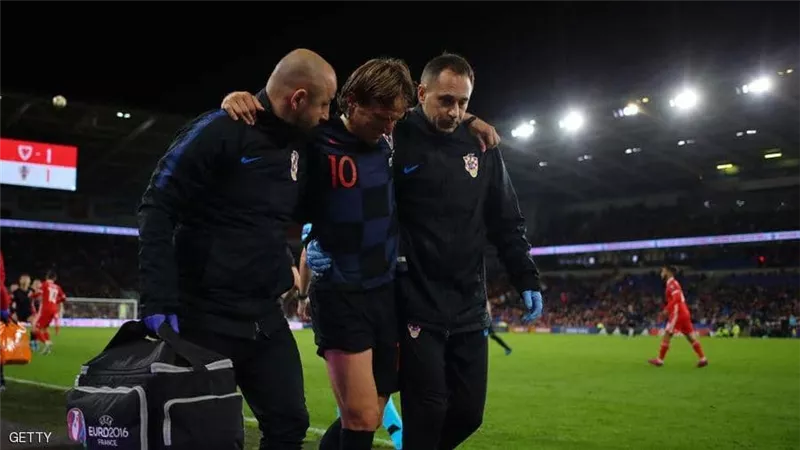 ريال مدريد يكشف طبيعة إصابة مودريتش