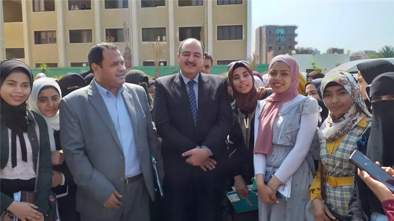 البدويهى يتفقد كلية الدراسات الإسلامية للبنات بالفيوم