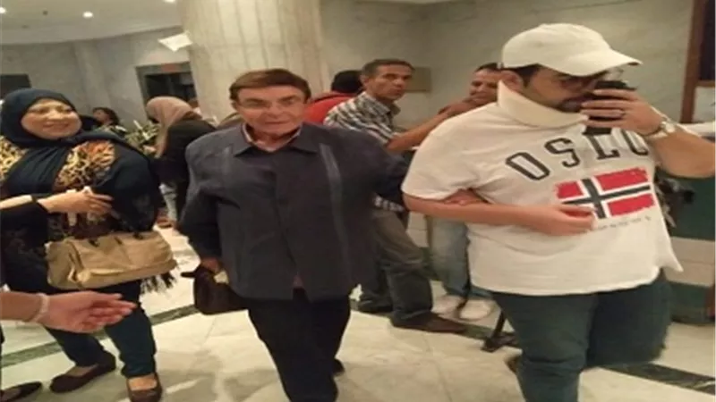 وصول الفنان سمير صبري لحضور مهرجان اليوم الدولي
