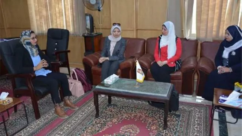نائب محافظ الوادى الجديد تلتقي فريق المنظومة التعليمية المطورة