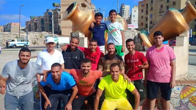 على احمد يفوز بالمركز الأول لماراثون شباب مينا البصل بغرب الإسكندرية