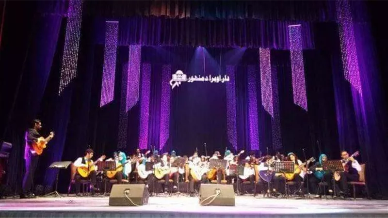 فصول البيانو والجيتار يشاركون حفل مركز تنمية المواهب بأوبرا دمنهور