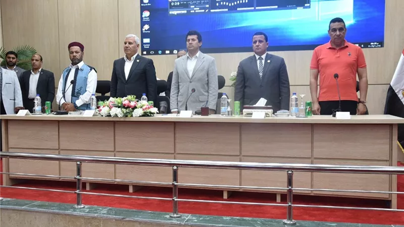 وزير الشباب يفتتح مؤتمر شباب مطروح