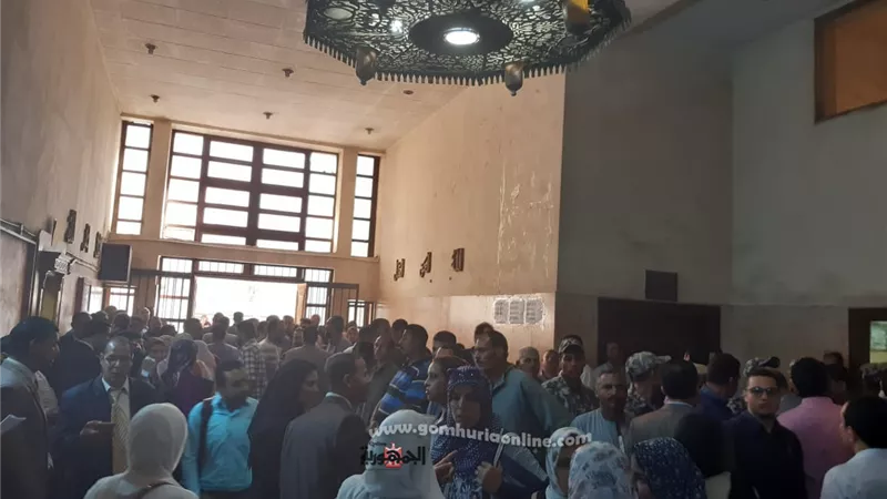 جلسة مغلقة فى قضية راجح قاتل ومنع الإعلاميين والصحفيين.. صـــور