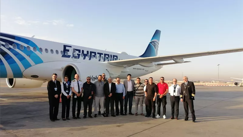 مصرللطيران تتسلم ثالث طائراتها من طراز 300-A220