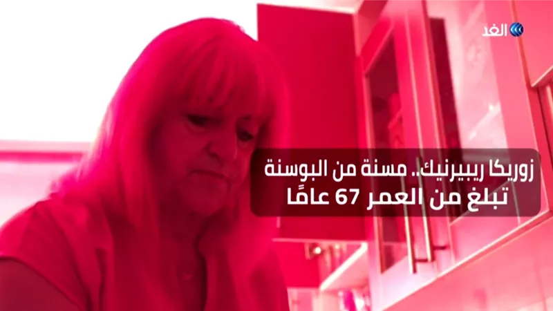 تعرف على قصة ذات الرداء الأحمر في البوسنة.. زوريكا 67 عامًا.. فيديو