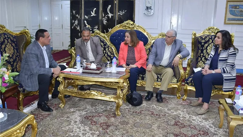 محافظ البحيرة يستقبل الرئيس التنفيذي لصندوق الاسكان الاجتماعي