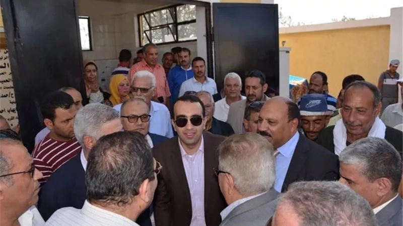 نائب محافظ الإسماعيلية يفتتح محطة صرف صحي أبوعاشور ..صور